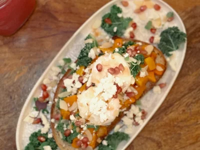 Restaurante Lartisan Malasaña Madrid Brunch Tostada de masa madre Calabaza